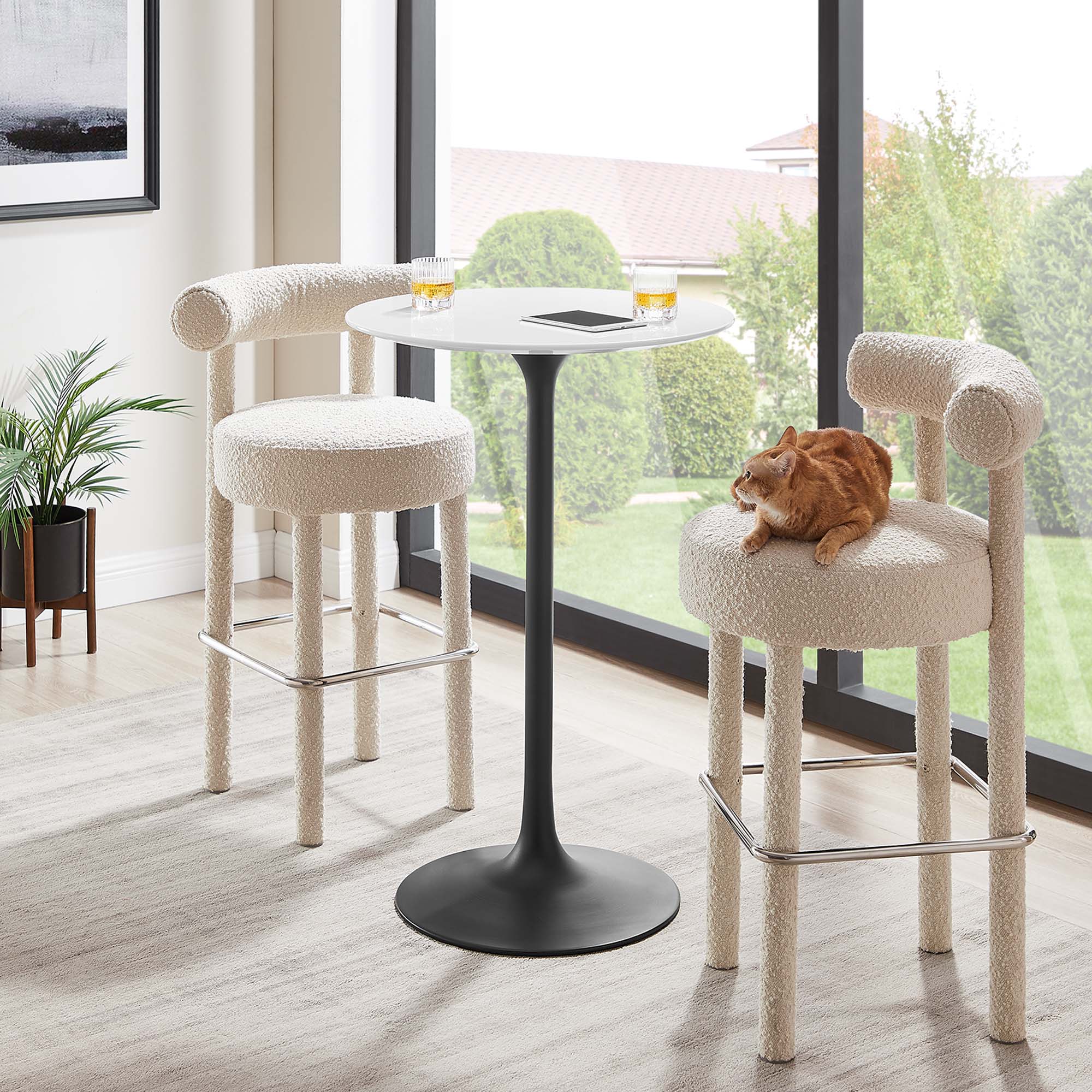 Lippa 28" Round Bar Table