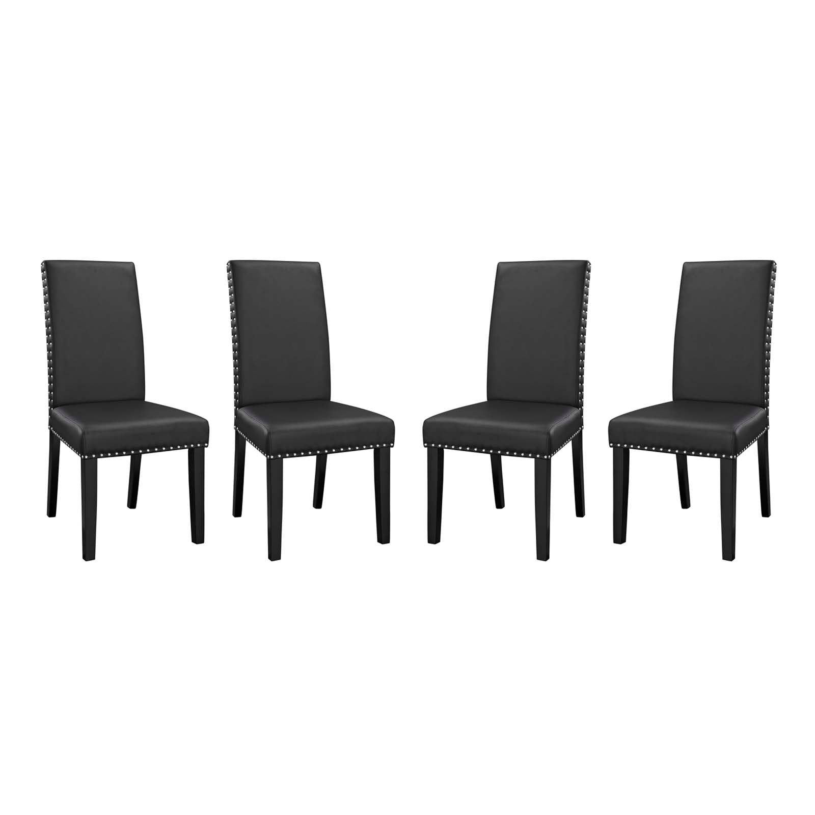 Parcel Dining Side Chair Vinyl Set of 4