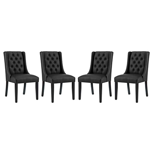 Baronet Dining Chair Vinyl Set of 4