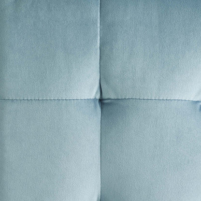 Contour Tufted Cube Performance Velvet Ottoman