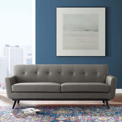 Queen Mary Top-Grain Leather Living Room Lounge Sofa