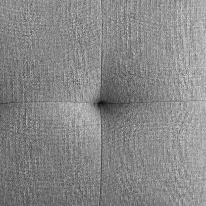 Privy Black Stainless Steel Upholstered Fabric Dining Chair