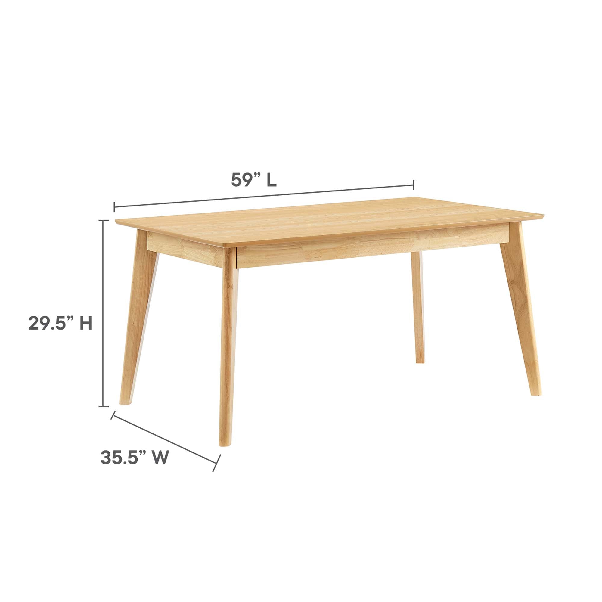 Oracle 59" Rectangle Dining Table