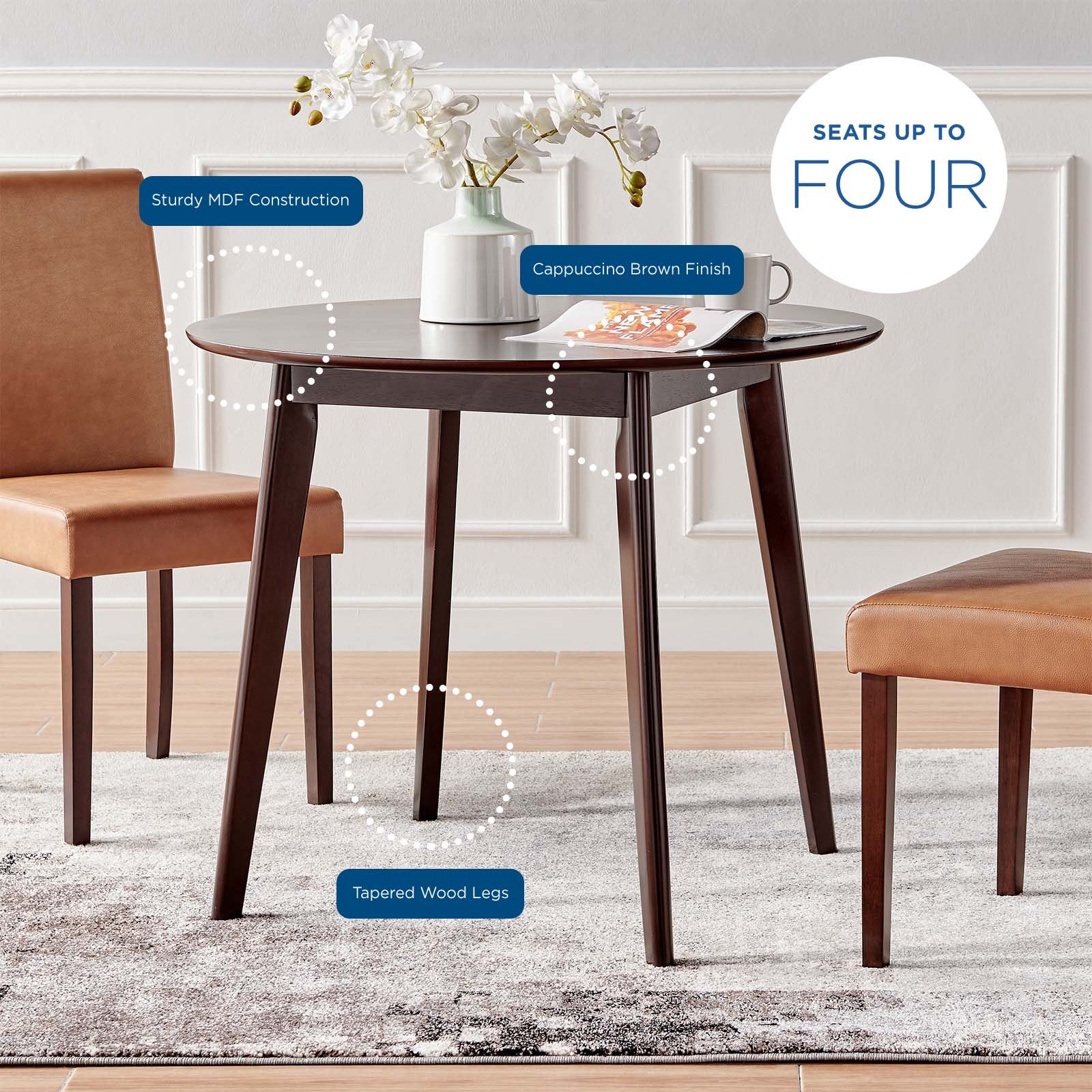 Vision 35" Round Dining Table