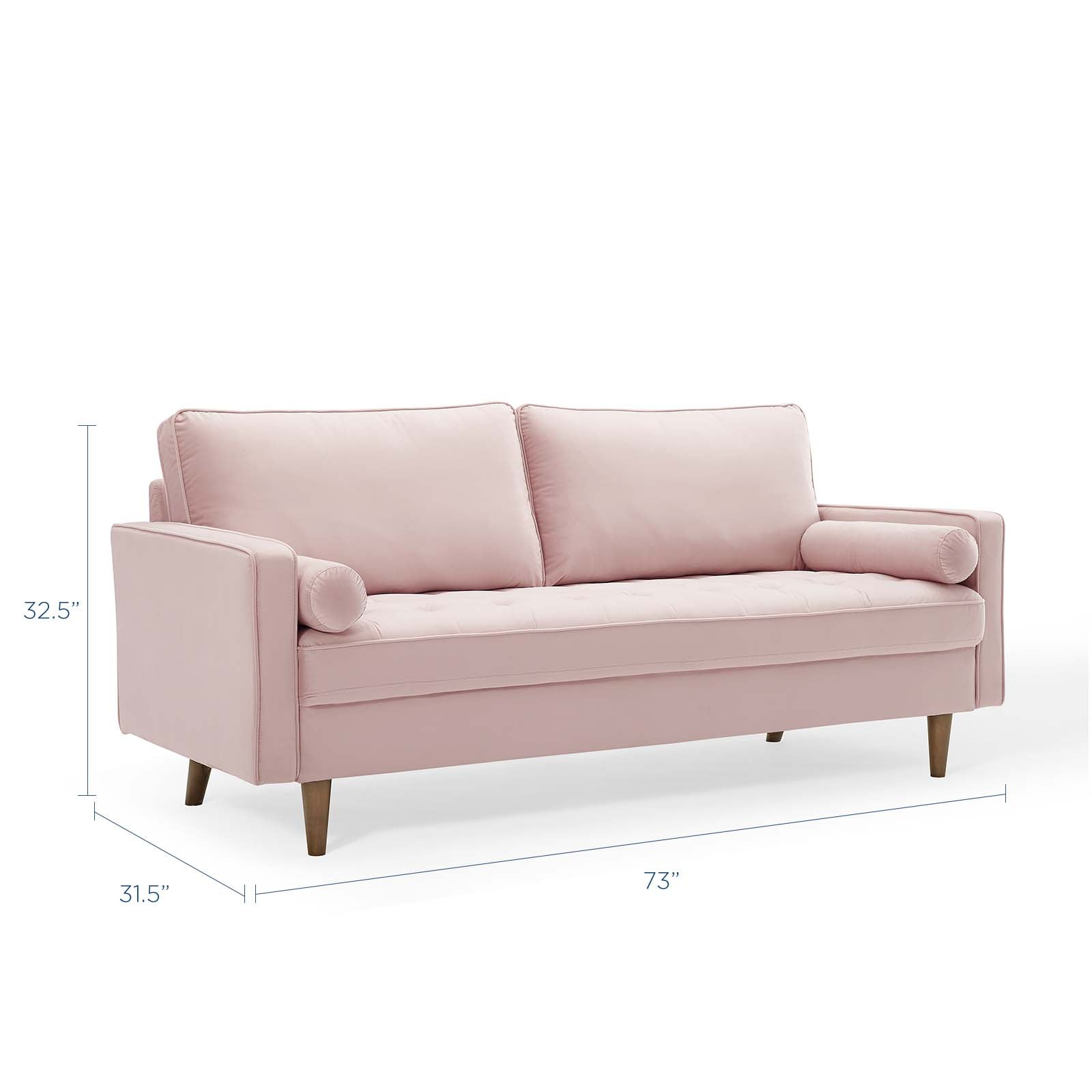 Valour Performance Velvet Sofa