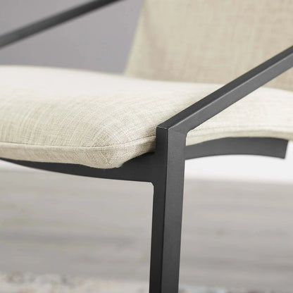 Pitch Upholstered Fabric Dining Armchair