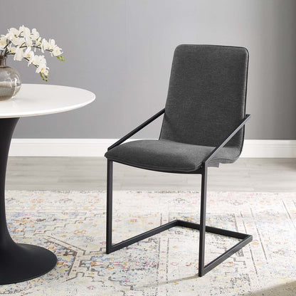 Pitch Upholstered Fabric Dining Armchair