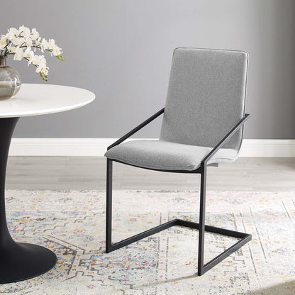 Pitch Upholstered Fabric Dining Armchair