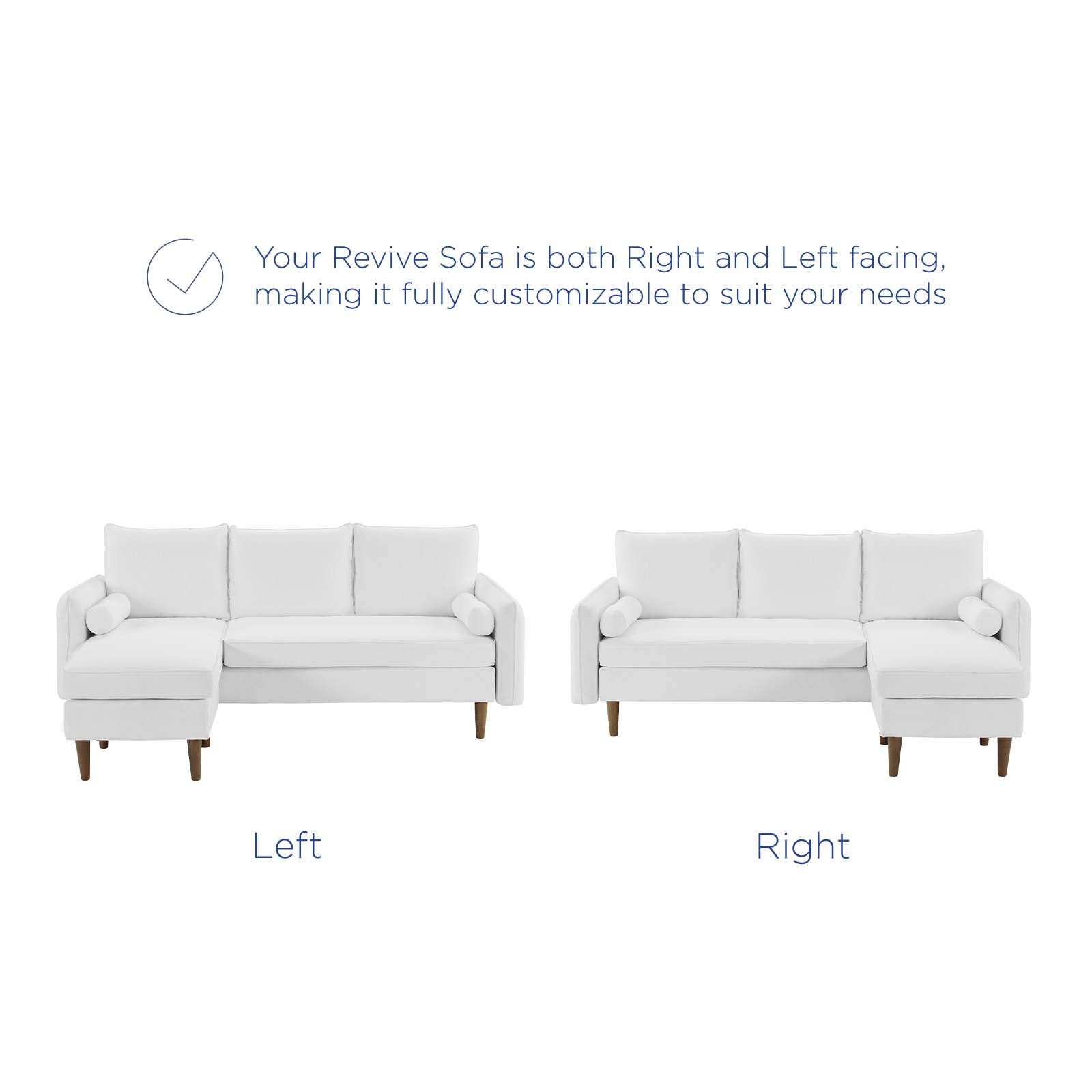 Revive Upholstered Right or Left Sectional Sofa