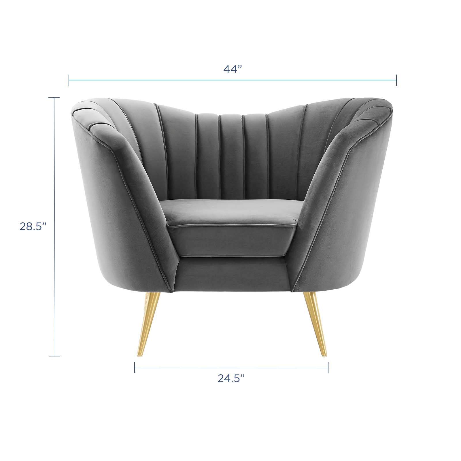 Opportunity Performance Velvet Armchair