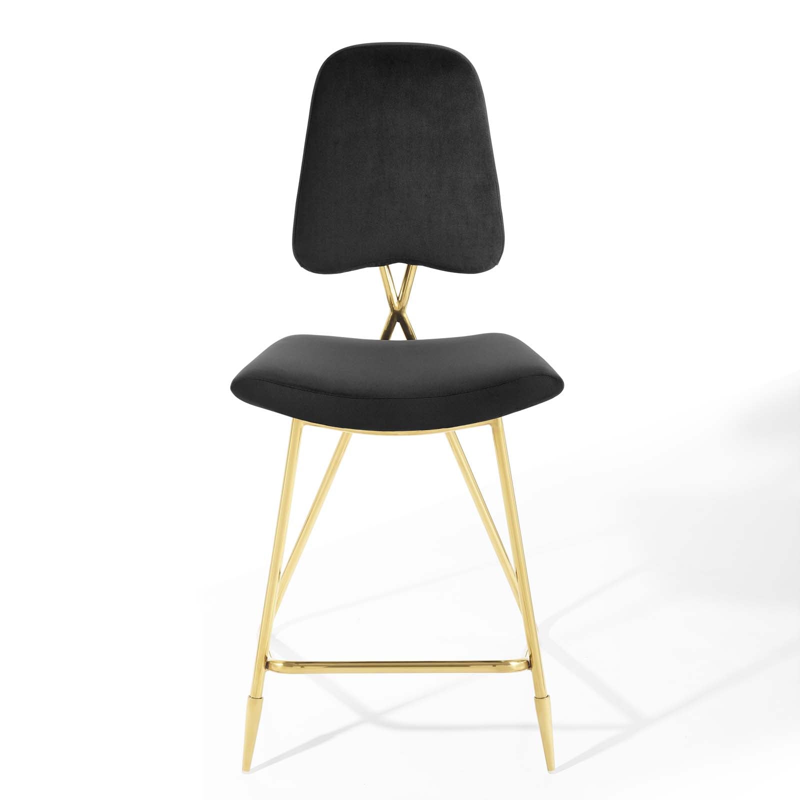 Ponder Performance Velvet Counter Stool