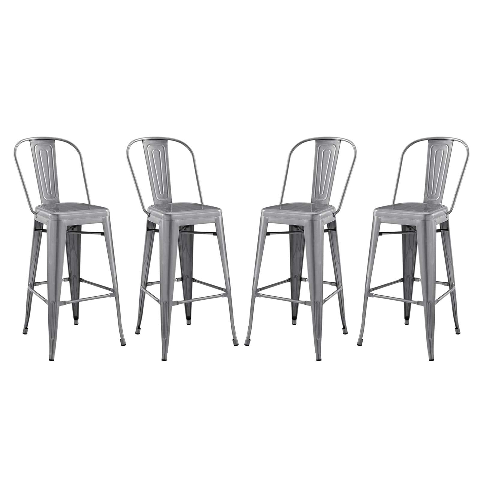 Promenade Bar Side Stool Set of 4