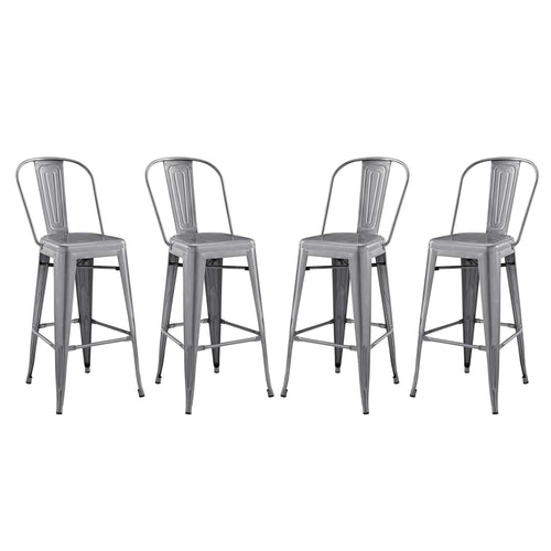 Promenade Bar Side Stool Set of 4