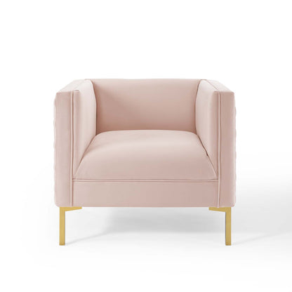 Resonate Performance Velvet Armchair