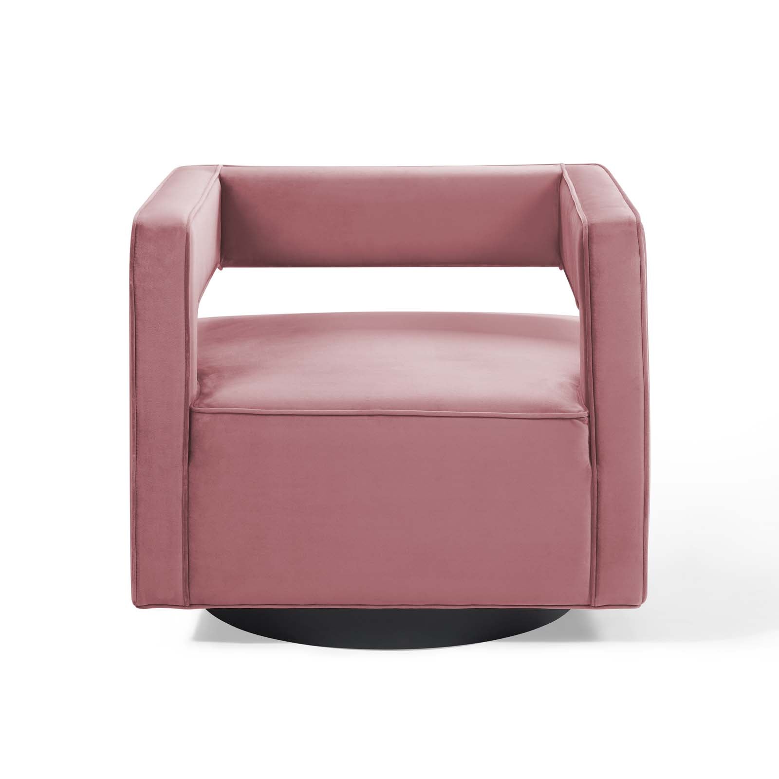 Booth Performance Velvet  Performance Velvet Swivel Armchair