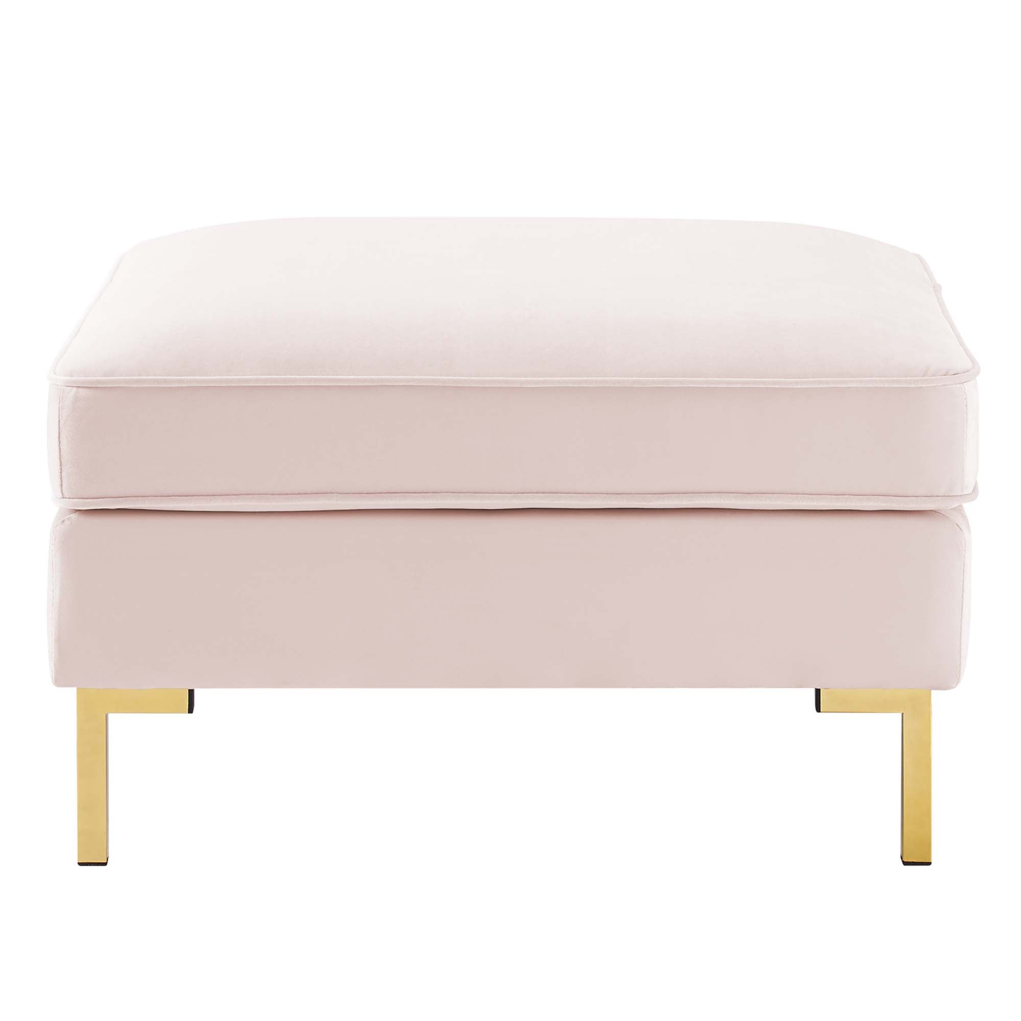 Ardent Performance Velvet Ottoman