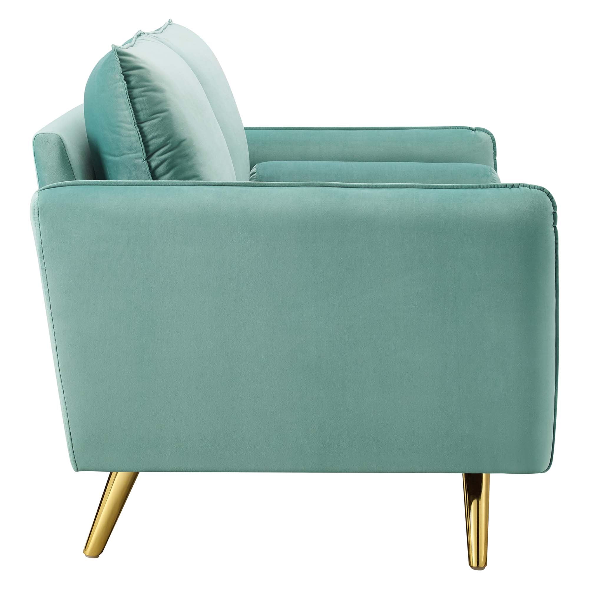 Revive Performance Velvet Loveseat