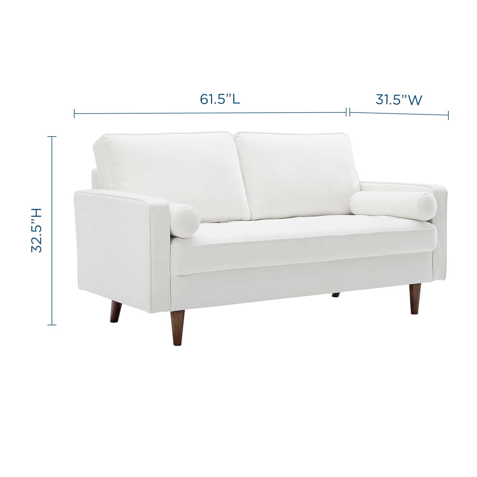 Valour Performance Velvet Loveseat