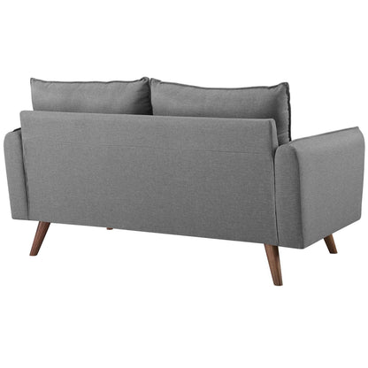 Revive Upholstered Fabric Sofa and Loveseat Set