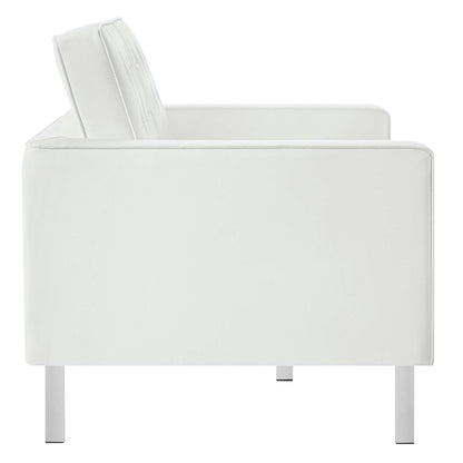 Loft Tufted Vegan Leather 2-Piece Furniture Set