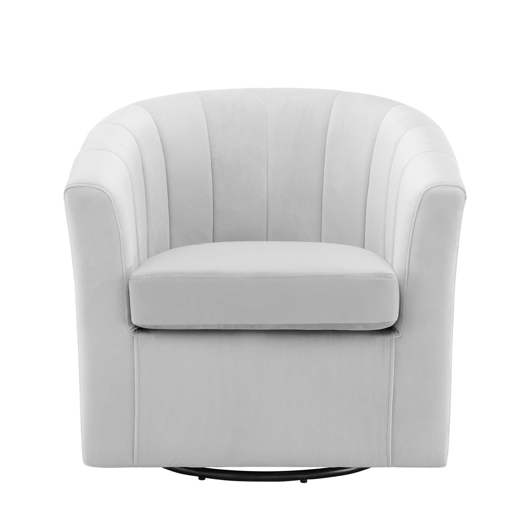 Prospect Performance Velvet Swivel Armchair