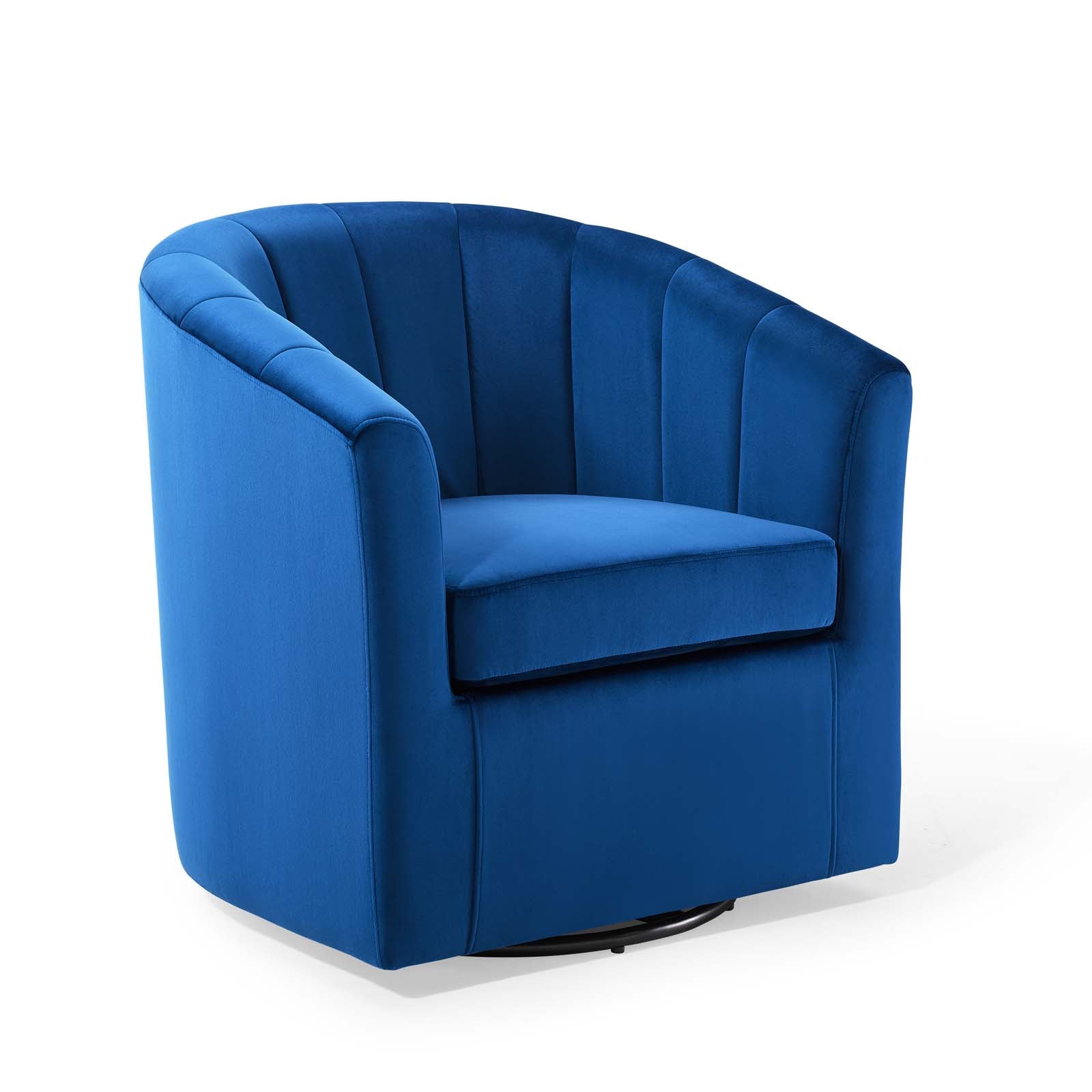 Prospect Performance Velvet Swivel Armchair