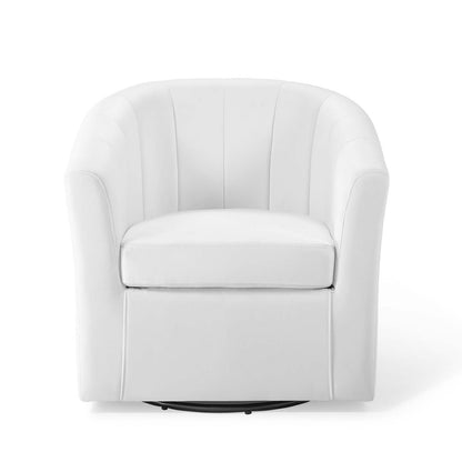 Prospect Performance Velvet Swivel Armchair