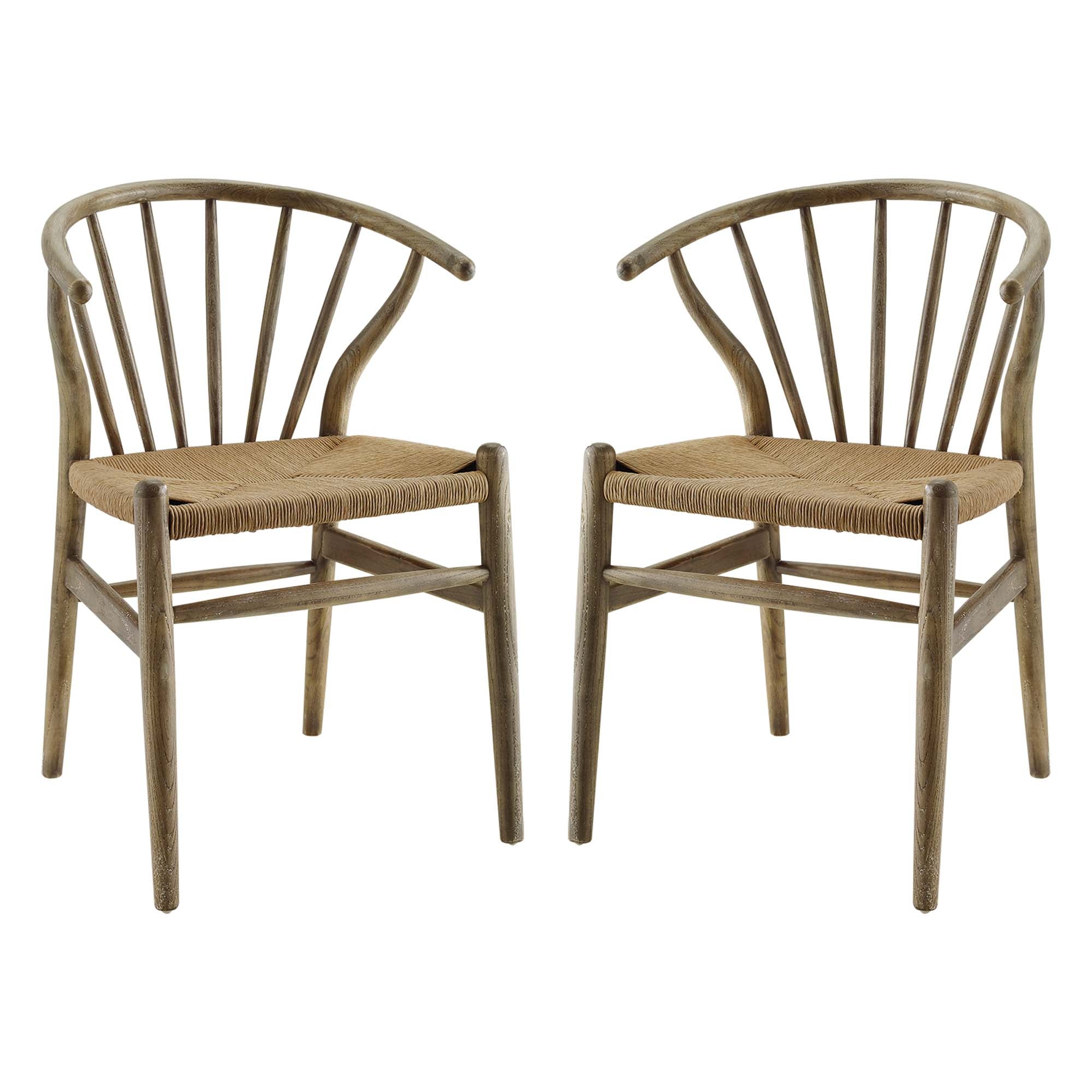 Flourish Spindle Wood Dining Side Chair Set of 2