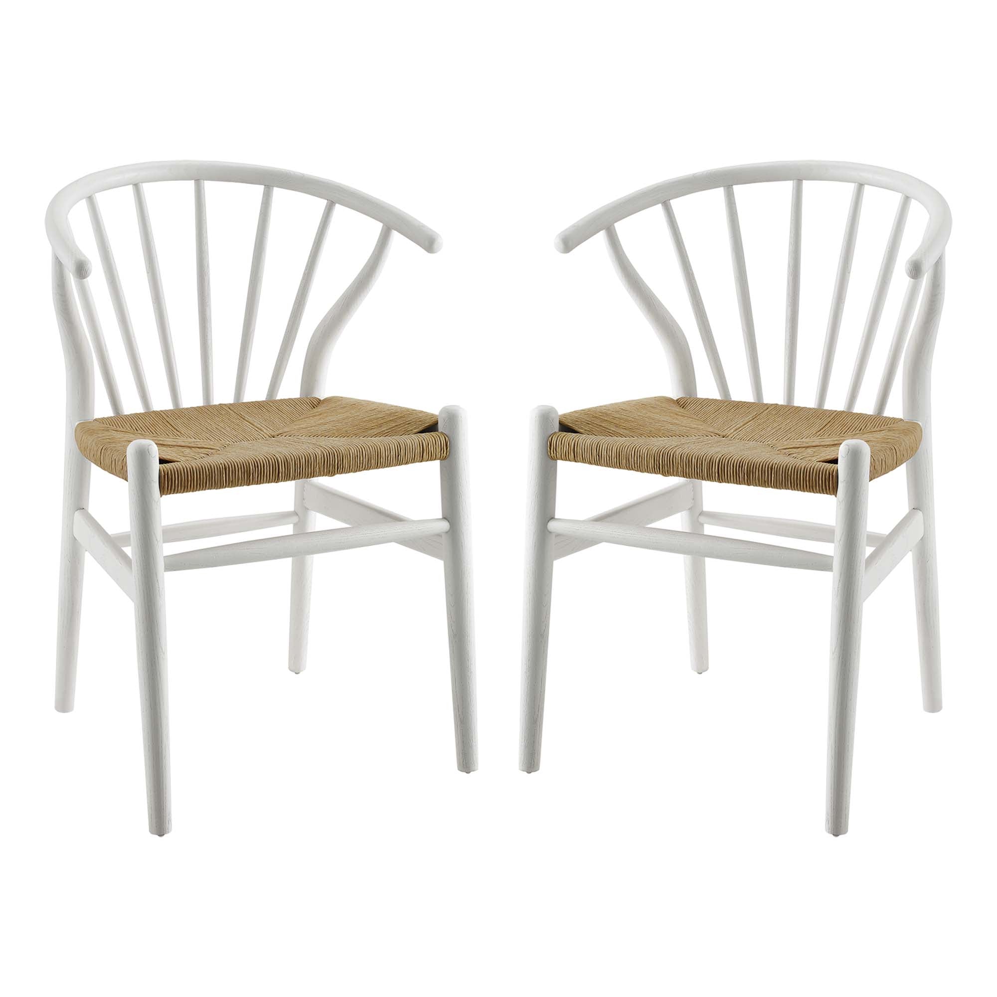 Flourish Spindle Wood Dining Side Chair Set of 2