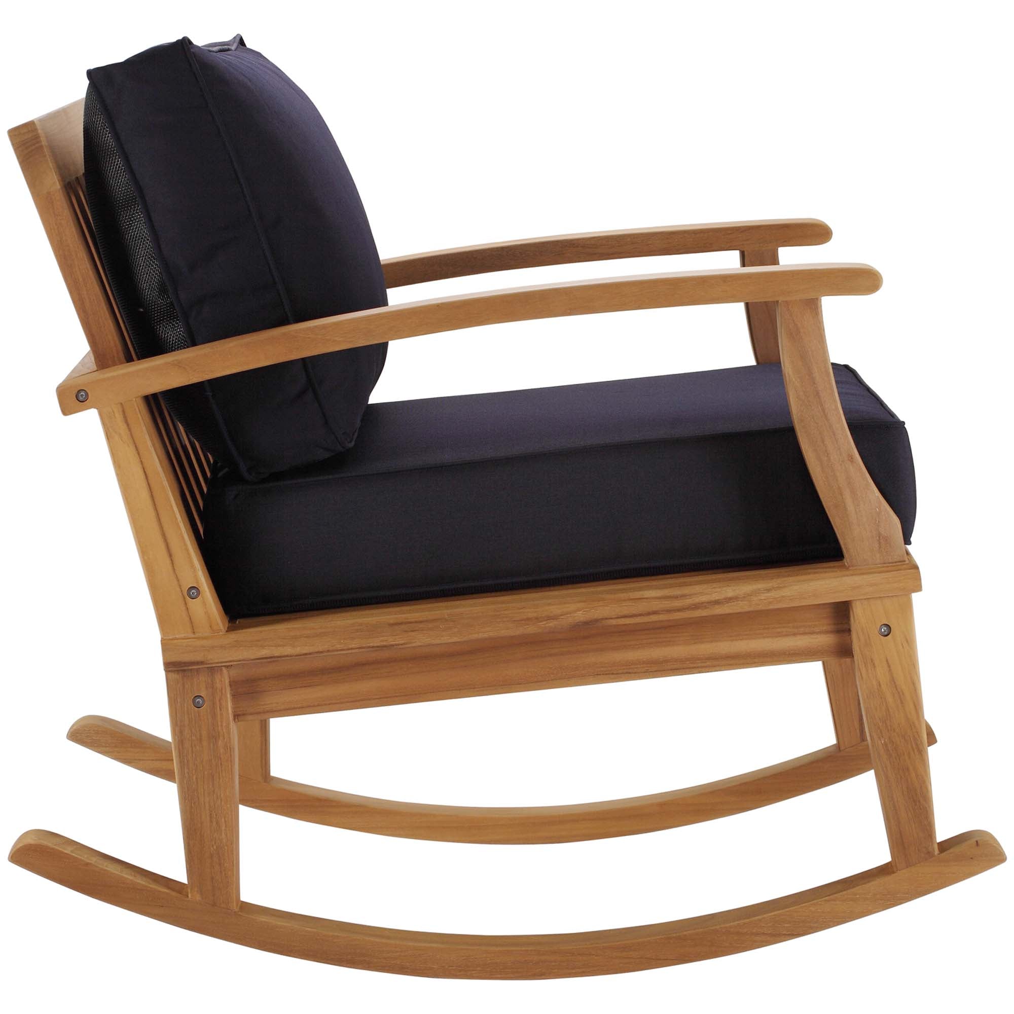 Marina Outdoor Patio Teak Rocking Chair