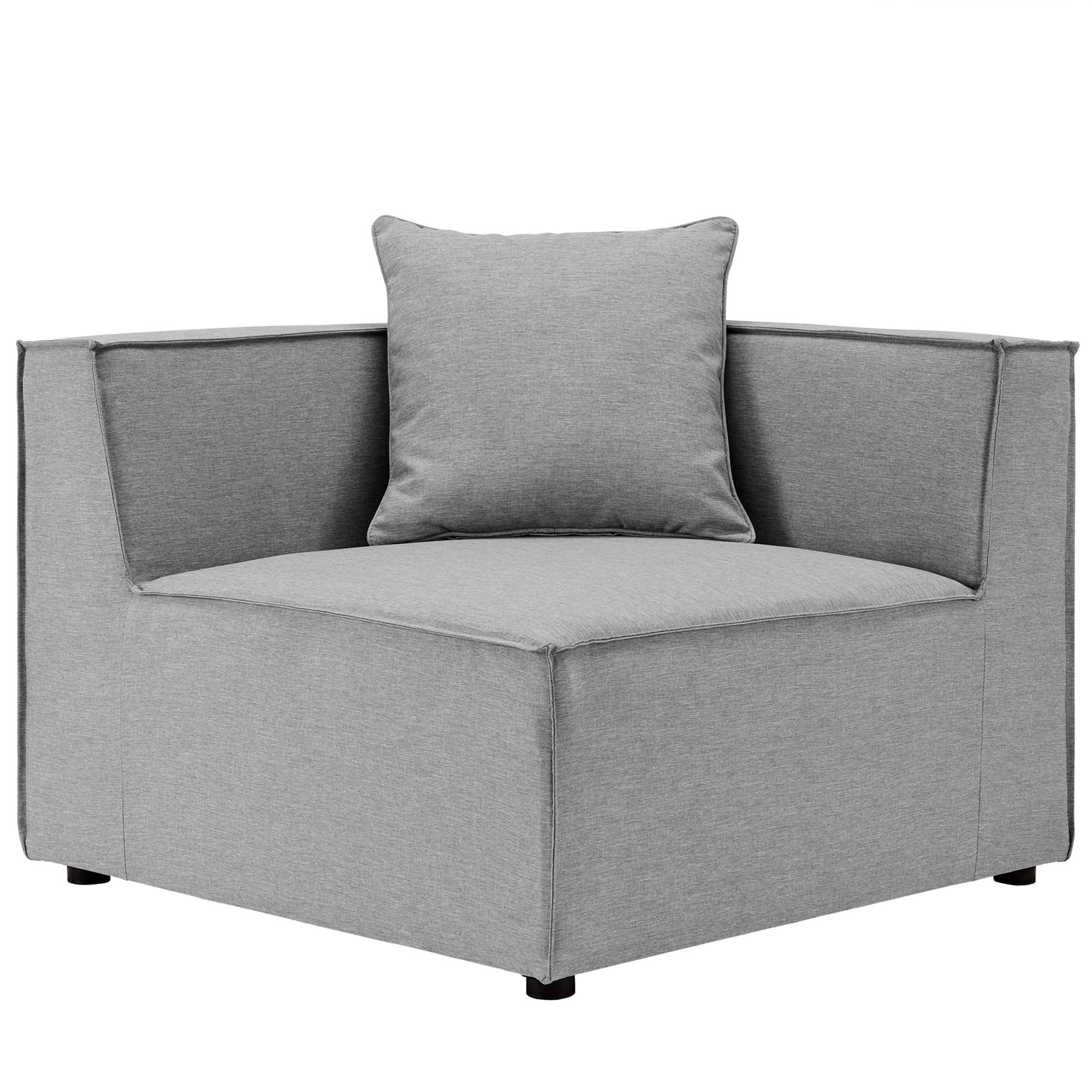 Saybrook Outdoor Patio Upholstered Sectional Sofa Corner Chair