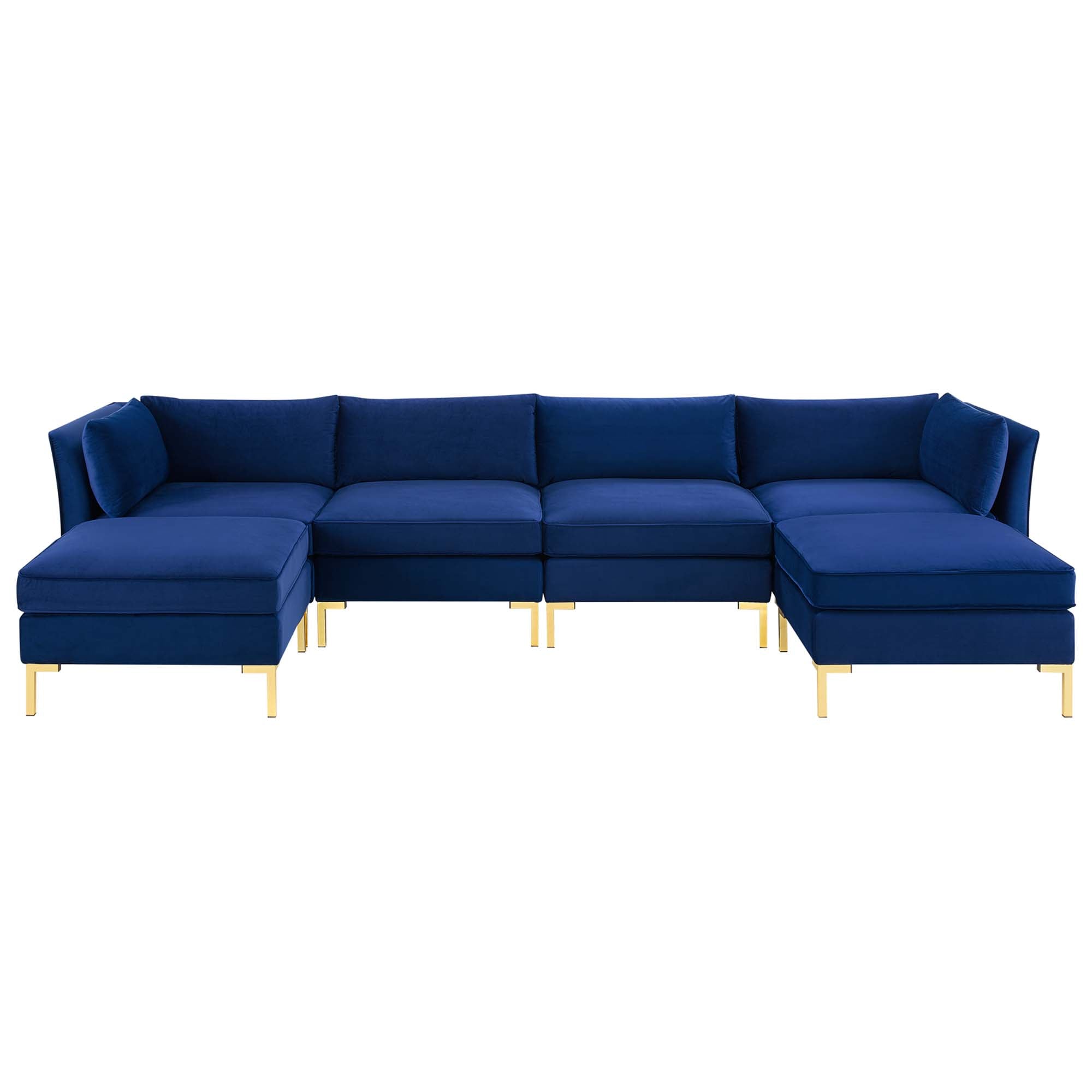 Ardent 6-Piece Performance Velvet Sectional Sofa