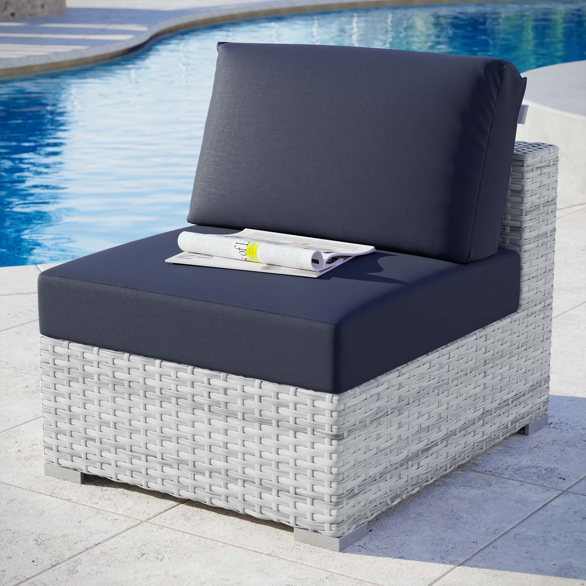 Convene Outdoor Patio Armless Chair