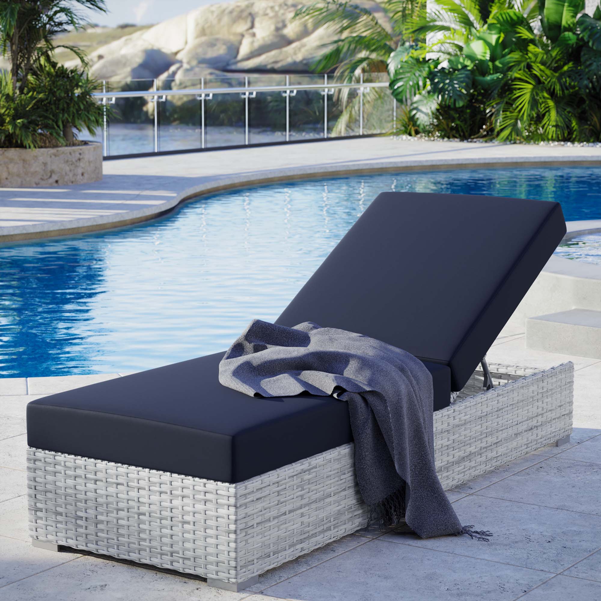 Convene Outdoor Patio Chaise