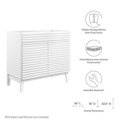 Render 36" Bathroom Vanity Cabinet