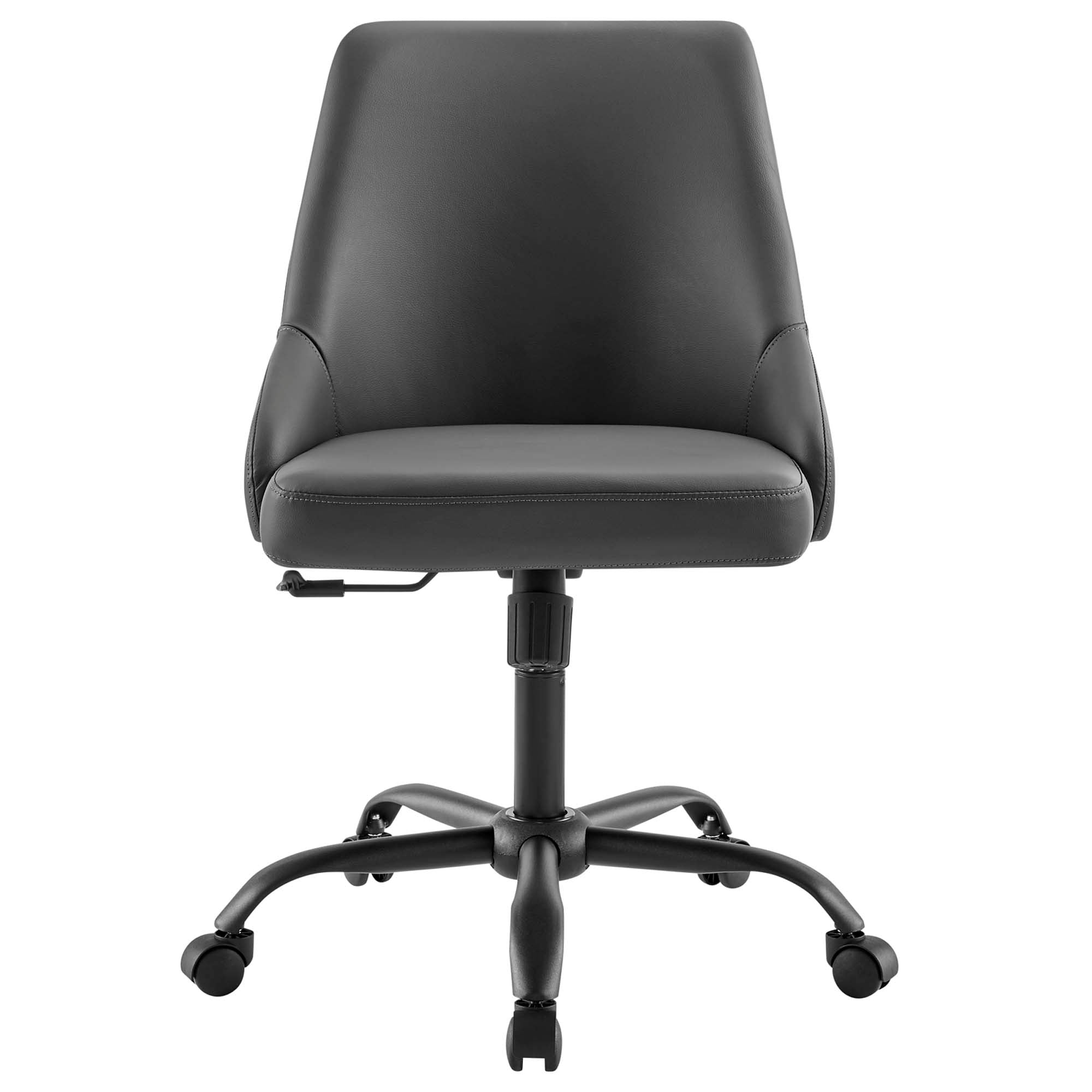 Designate Swivel Vegan Leather Office Chair