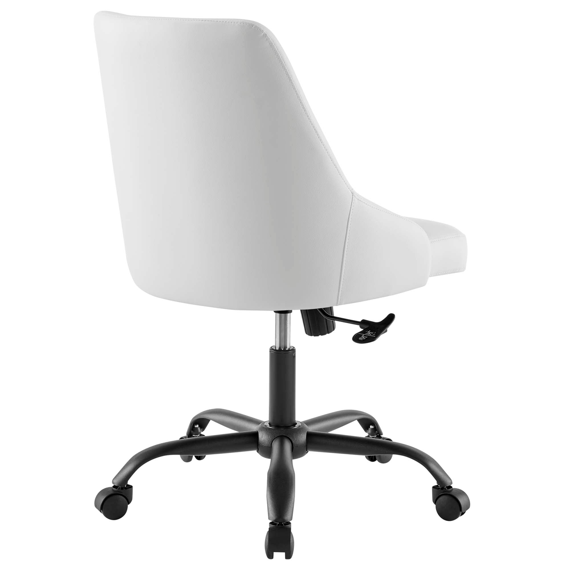 Designate Swivel Vegan Leather Office Chair