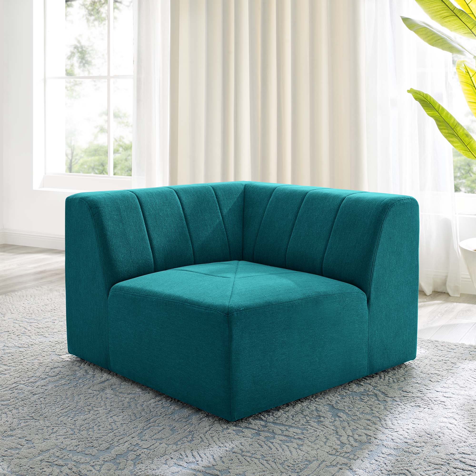 Bartlett Upholstered Fabric Corner Chair