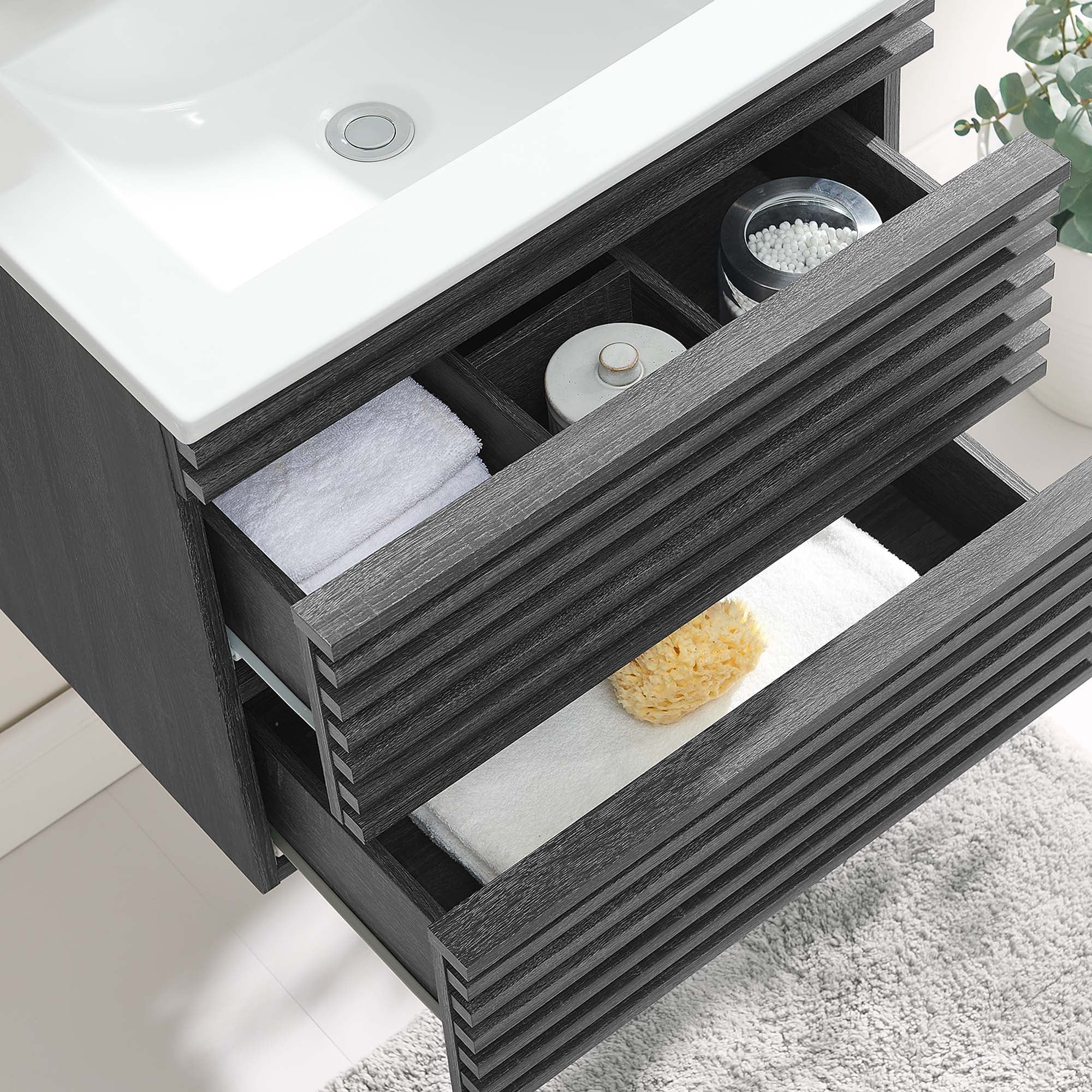 Render 24" Wall-Mount Bathroom Vanity