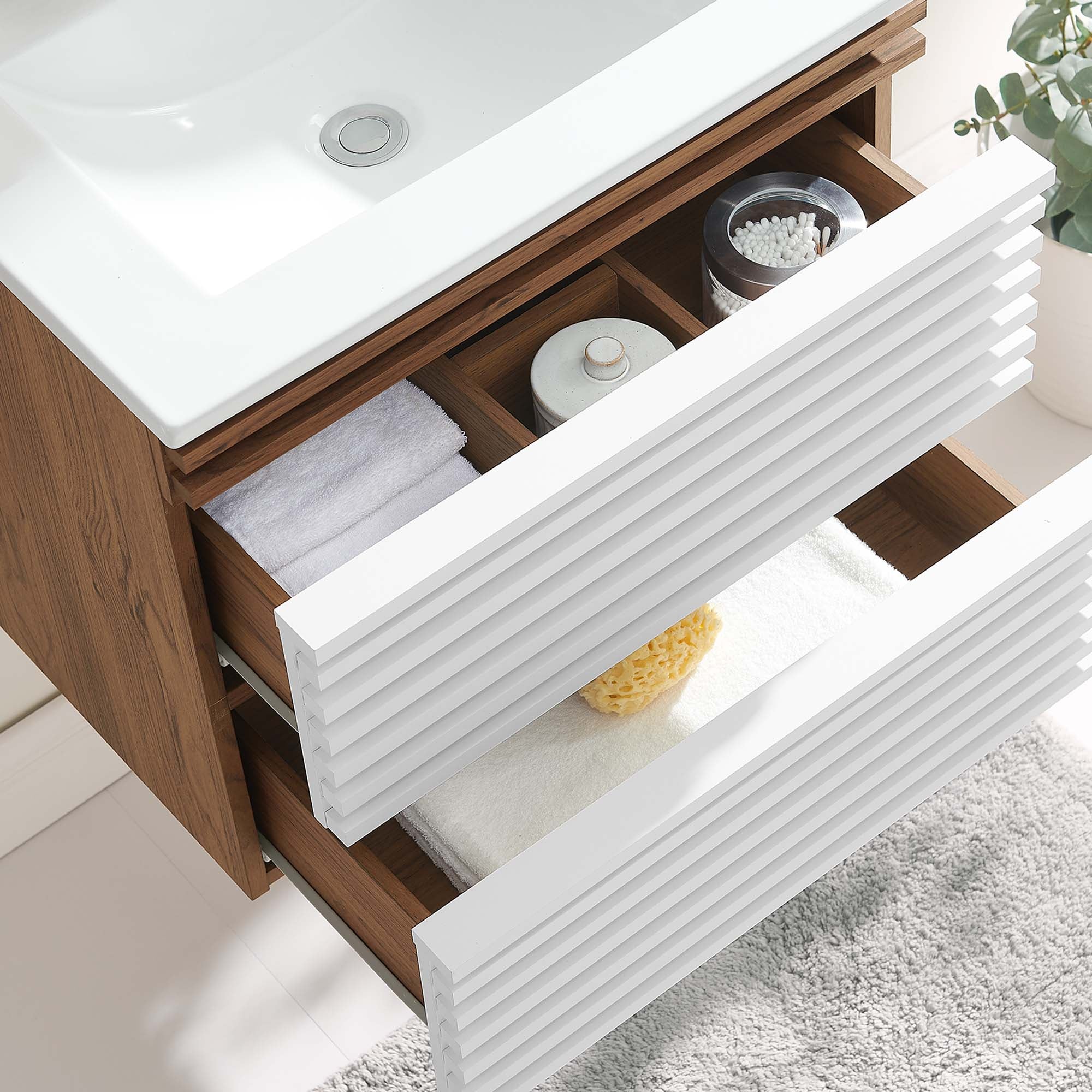 Render 24" Wall-Mount Bathroom Vanity