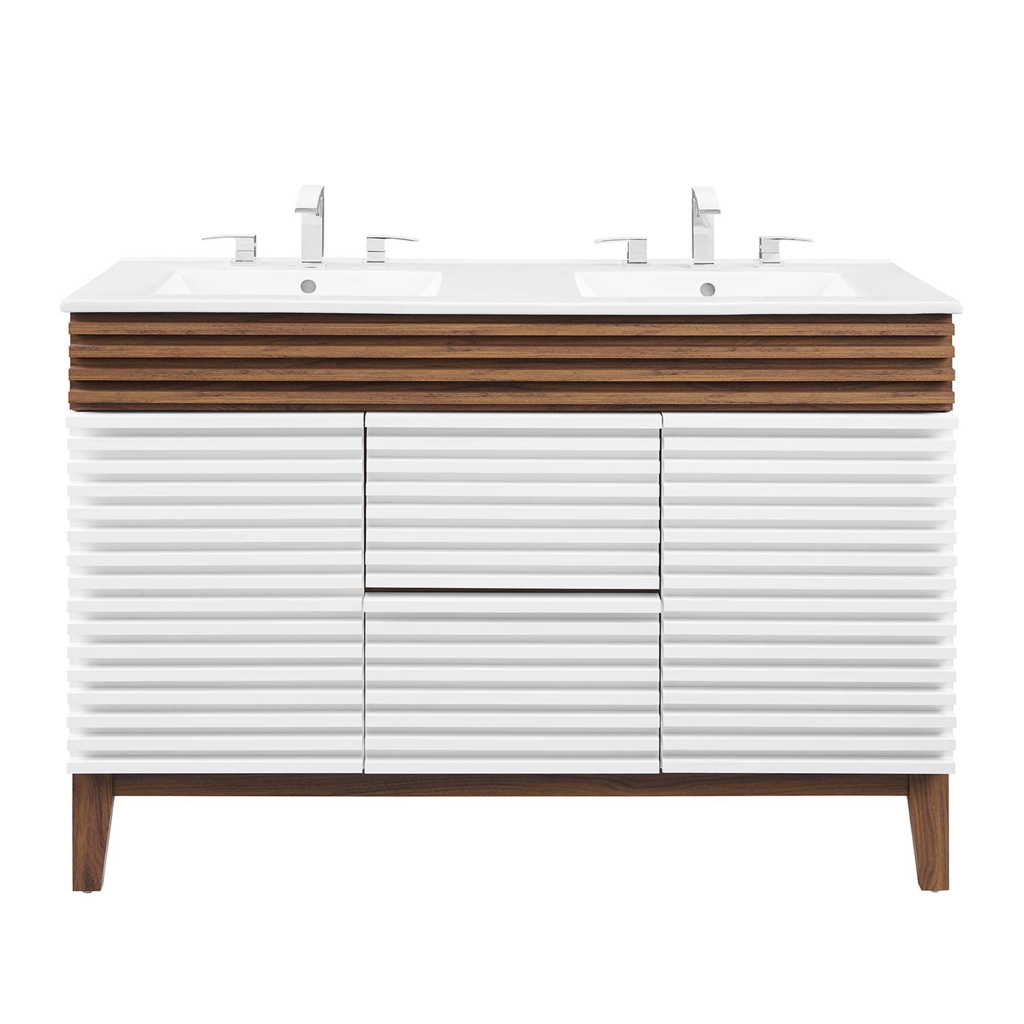 Render 48" Double Sink Bathroom Vanity