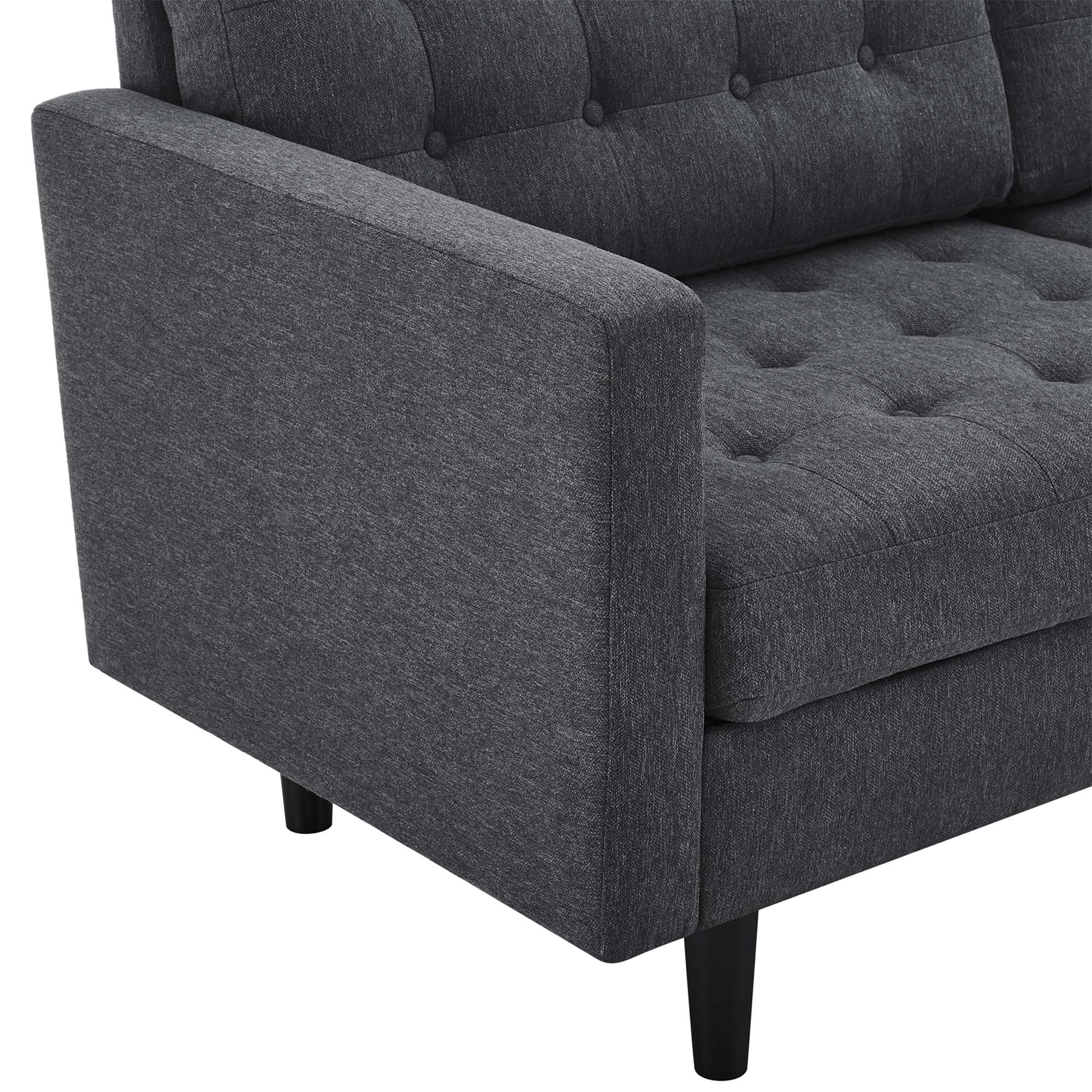 Exalt Tufted Fabric Sofa