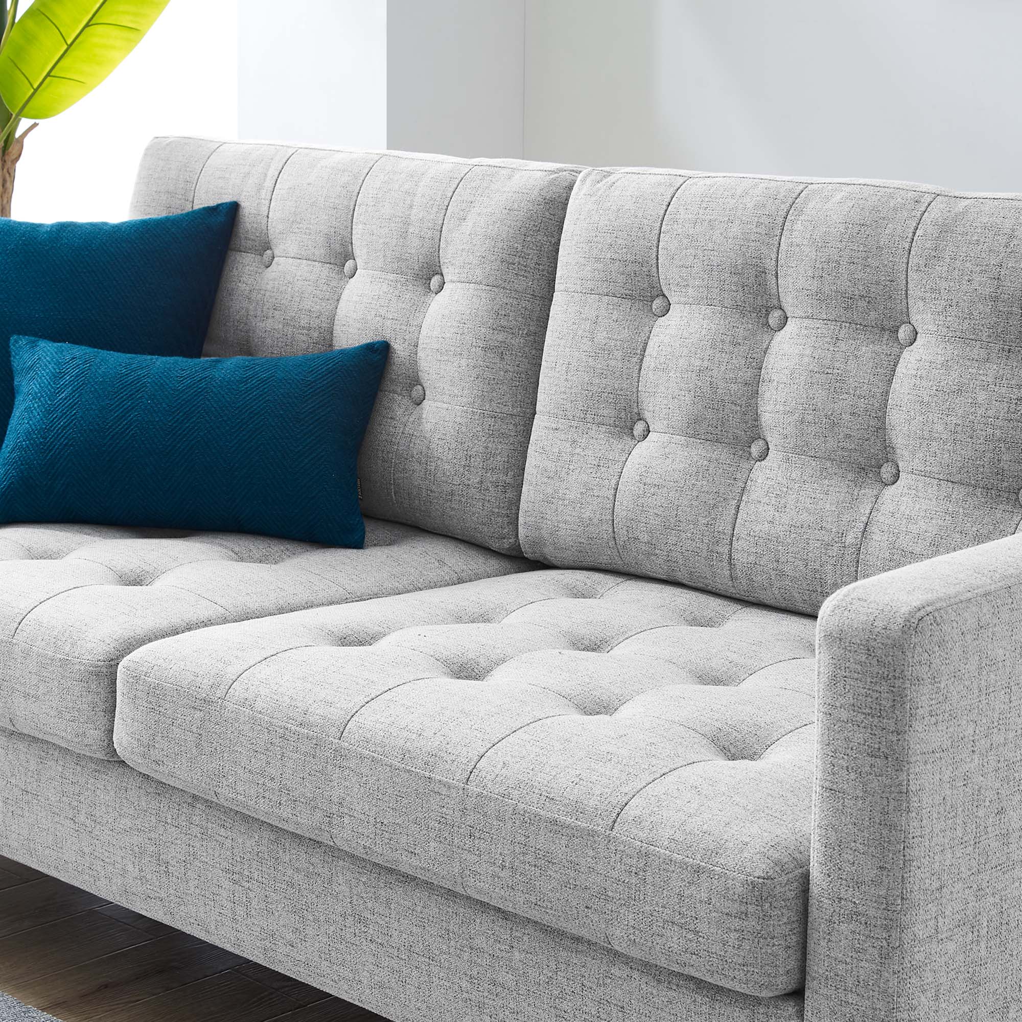 Exalt Tufted Fabric Sofa