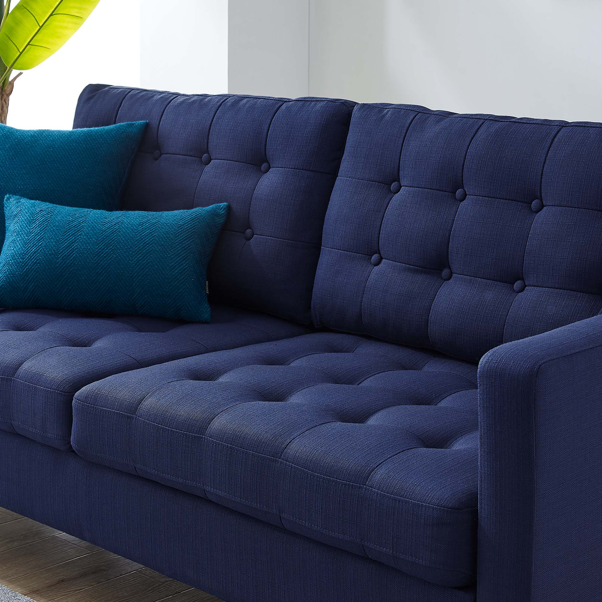 Exalt Tufted Fabric Sofa