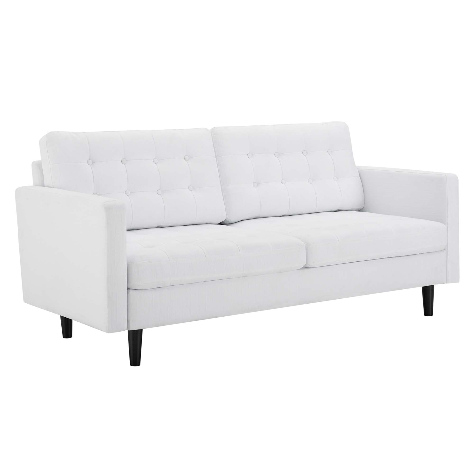 Exalt Tufted Fabric Sofa