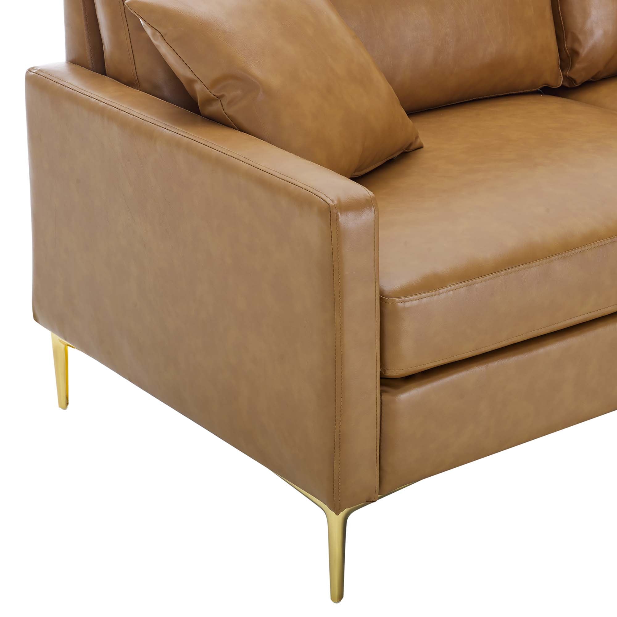 Juliana Vegan Leather Sofa