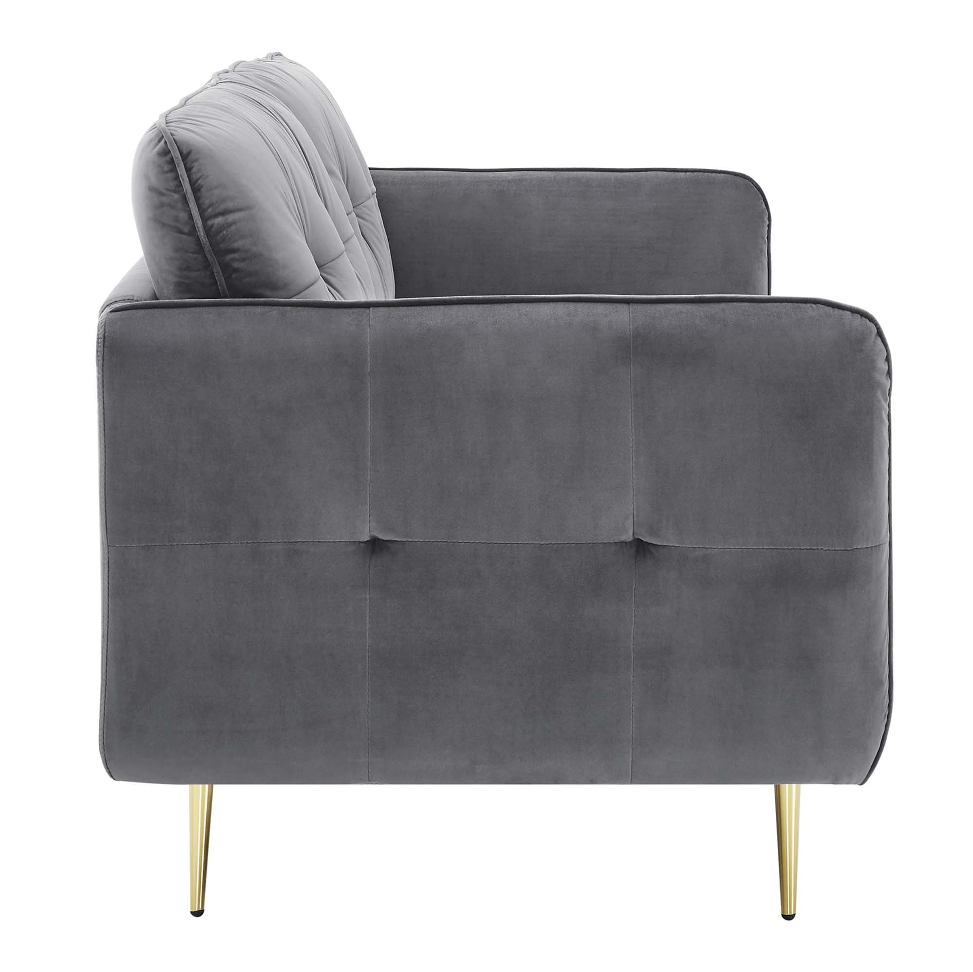 Cameron Tufted Performance Velvet Sofa