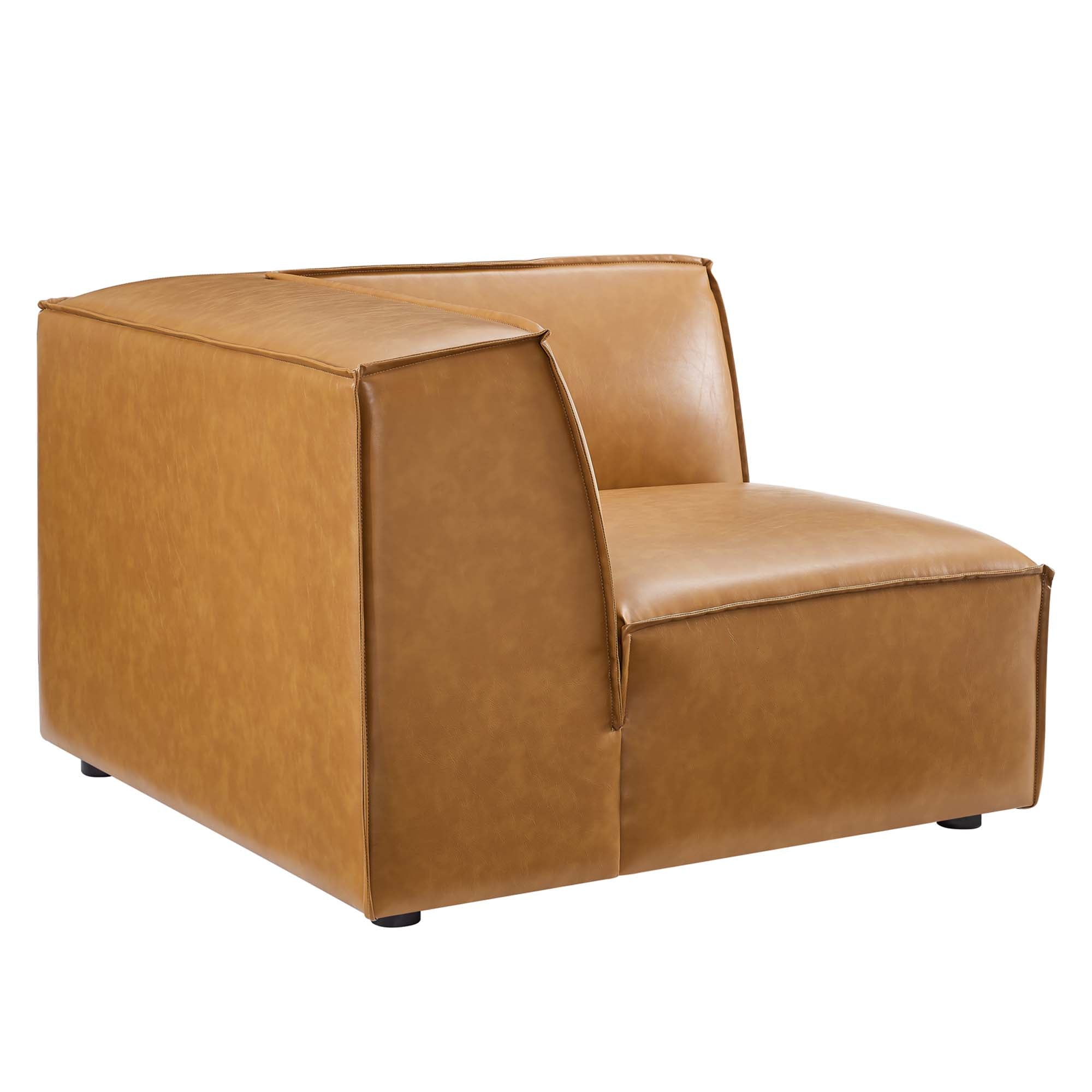 Restore Vegan Leather Sectional Sofa Corner Chair