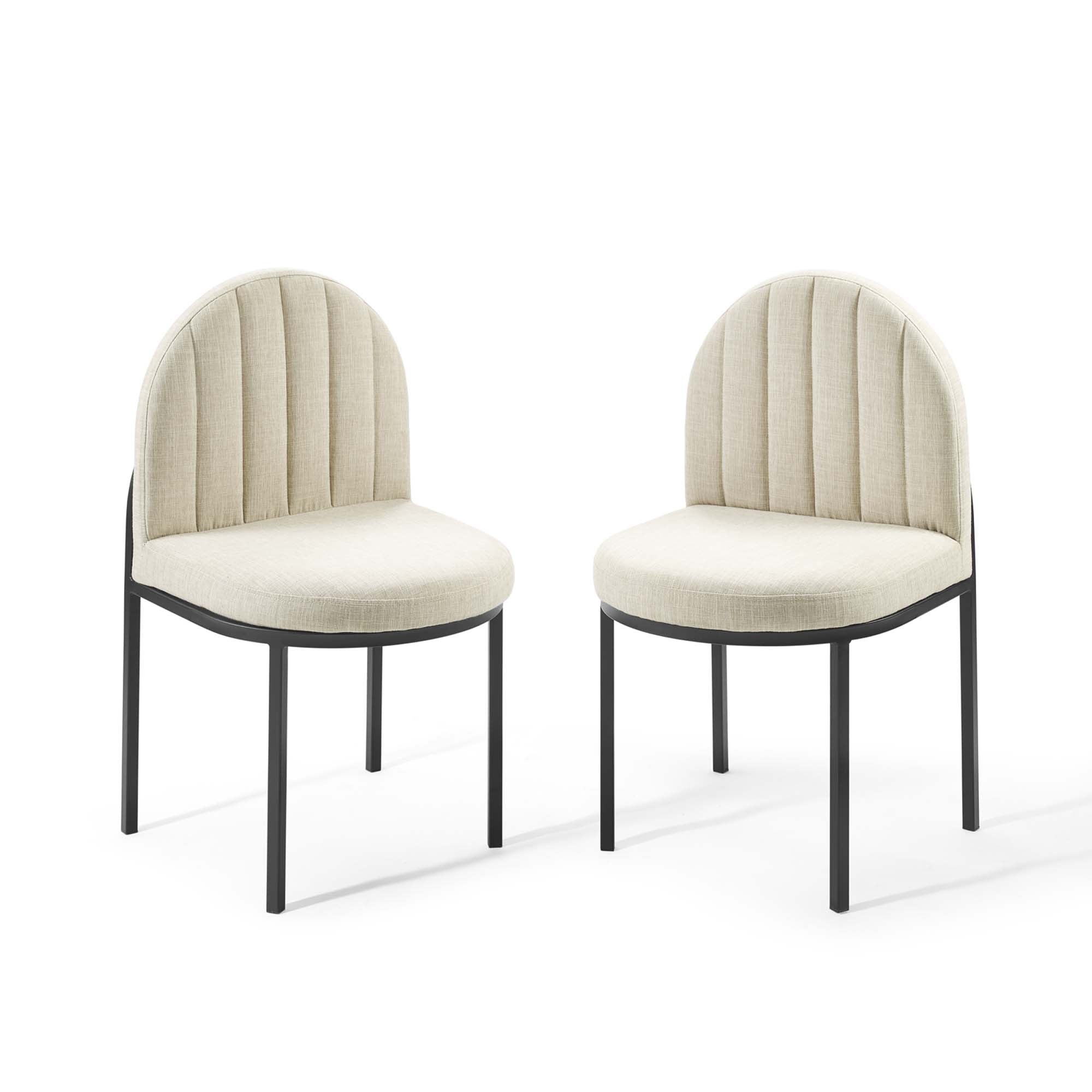 Isla Dining Side Chair Upholstered Fabric Set of 2