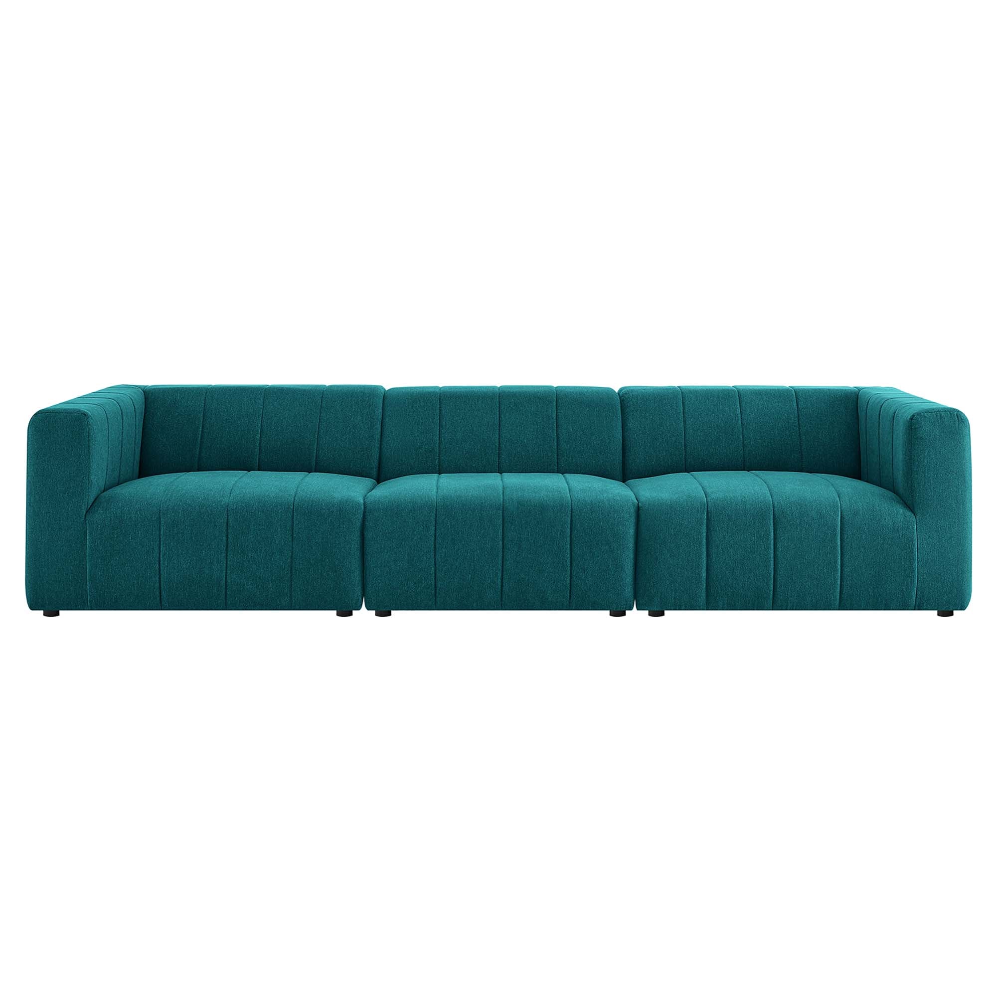 Bartlett Upholstered Fabric 3-Piece Sofa